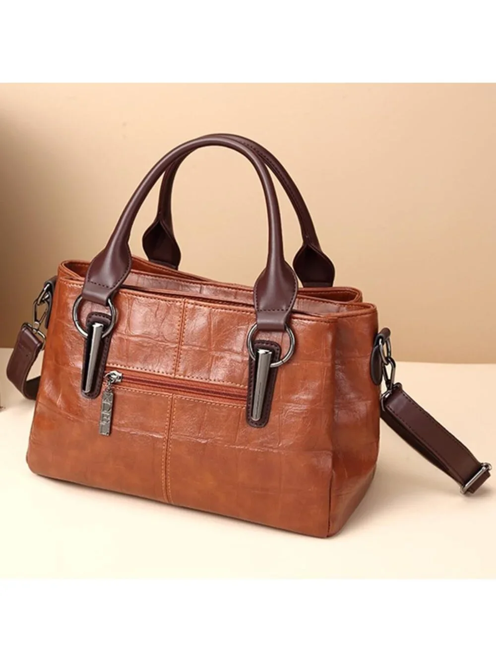 Vegan Leather Tote & Satchel Bags for Women | Stylish Travel Purse with